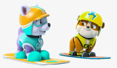 Everest And Rubble Paw Patrol Clipart Png Clipart Image - Paw Patrol Everest And Rubble, Transparent Png, Transparent PNG