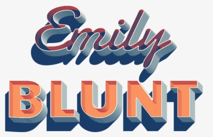 Emily Blunt Name Logo Png - Calligraphy, Transparent Png, Transparent PNG