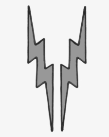 Silver/grey Lightning - Emblem, HD Png Download, Transparent PNG