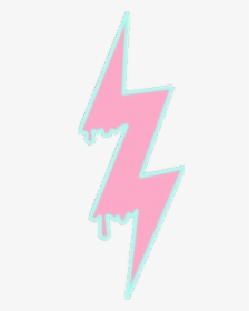 #tumblr #aesthetic #lightning #bolt - Lightning Bolt Aesthetic, HD Png Download, Transparent PNG