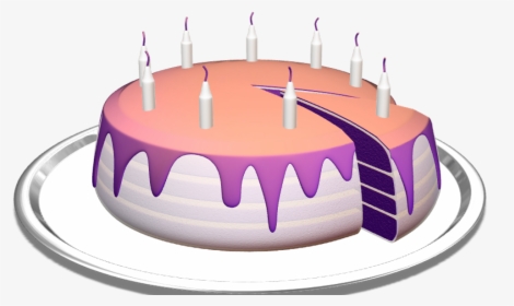 Birthday Cake , Png Download - 3d Happy Birthday Dhiya, Transparent Png, Transparent PNG