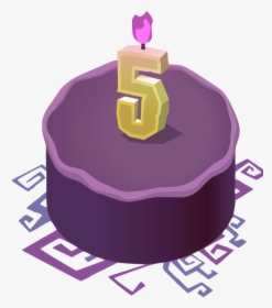 5th - 5th Birthday Cake Png, Transparent Png, Transparent PNG