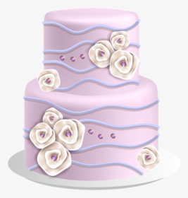 Transparent Cake Clipart - Purple Birthday Cake Png, Png Download, Transparent PNG