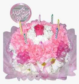 Pink Birthday Cake - Cake Decorating, HD Png Download, Transparent PNG