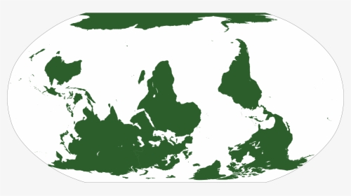World Map Upside Down, HD Png Download, Transparent PNG