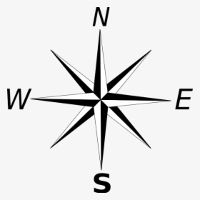 Compass Clipart Simple Free On Transparent Png - Simple Transparent Compass Png, Png Download, Transparent PNG