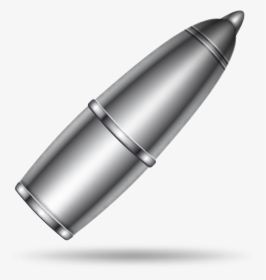 Emoji Round 3 Astronautpen - Bullet Emoji, HD Png Download, Transparent PNG