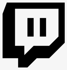White Twitch Logo Png - Twitch Logo Black Png, Transparent Png, Transparent PNG