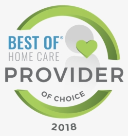 Provider Of Choice 2018 Dark - Best Of Home Care Provider Of Choice 2018, HD Png Download, Transparent PNG