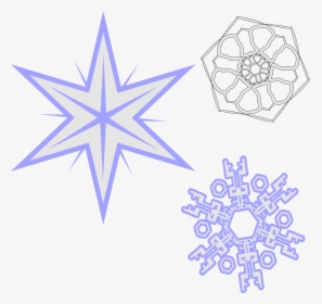 Clipart Collection Snowflakes Png - Clipart Star Transparent Background, Png Download, Transparent PNG