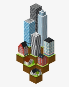 City On Soil - Tower Block, HD Png Download, Transparent PNG