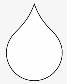 Tear Drop Shape Png Clipart , Png Download - Water Drop Png White, Transparent Png, Transparent PNG