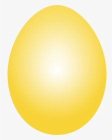 Yellow Easter Egg Clip Arts - Yellow Easter Egg Outline, HD Png Download, Transparent PNG