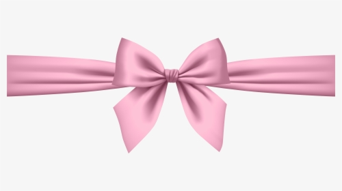 Soft Pink Bow Transparent Png Clip Art - Transparent Background Bow Png, Png Download, Transparent PNG