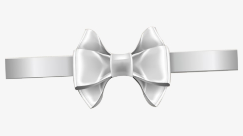Transparent Bow Png Transparent - Bow White Ribbon, Png Download, Transparent PNG