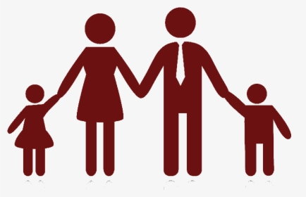 Family Silhouette Royalty-free - Transparent Background Family Silhouette Clipart, HD Png Download, Transparent PNG
