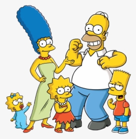 Simpsons Png - Cartoon The Simpsons Family, Transparent Png, Transparent PNG