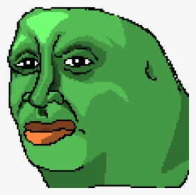 Pepe The Frog Clipart , Png Download - Hitler Minecraft Pixel Art, Transparent Png, Transparent PNG