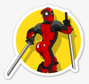Deadpool Sticker - Deadpool Stickers, HD Png Download, Transparent PNG