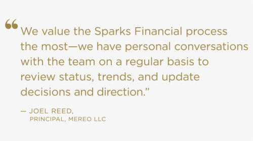 We Value The Sparks Financial Process The Most - Printing, HD Png Download, Transparent PNG