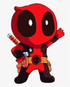 Deadpool Clipart Cartoon - Cartoon Deadpool Art, HD Png Download, Transparent PNG