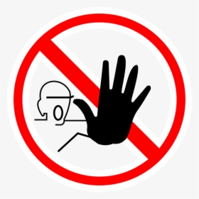Sign, Stop, Halt, Warning, Hand, Forbidden, Symbol - Halt Sign, HD Png Download, Transparent PNG