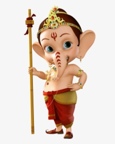 Clip Art Bal Ganesh Indian Gods - Child Ganesh, HD Png Download, Transparent PNG