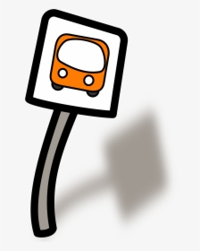 Bus Stop Sign Png - Bus Stop Clipart, Transparent Png, Transparent PNG