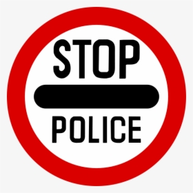 Singapore Road Signs - Police Check Point Signs, HD Png Download, Transparent PNG
