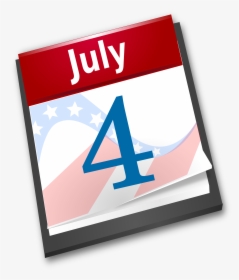 4th July Calendar Clip Arts - Fourth Of July Clipart Calendar, HD Png Download, Transparent PNG
