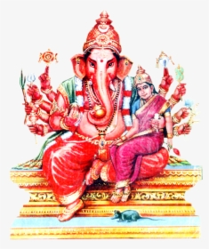 Laxmi Ganapathi Png Images Hd Wallpapers Pics Photos - Ganesha Gowri Festival Wishes, Transparent Png, Transparent PNG