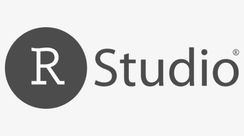 R Studio Logo Black, HD Png Download, Transparent PNG