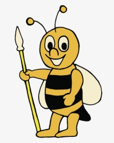 Guard Bee - Guard Bee Cartoon, HD Png Download, Transparent PNG