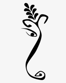 Ganpati Clipart Black And White, HD Png Download, Transparent PNG