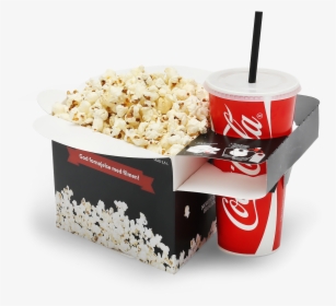 Tablebox Popcorn Combo Box - Popcorn Soft Drink Png, Transparent Png, Transparent PNG
