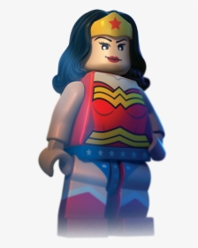 Lego Superman Png - Lego Wonder Woman Cartoon, Transparent Png, Transparent PNG