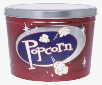 Retro Popcorn Edited - 2 Gallon Popcorn Tin, HD Png Download, Transparent PNG