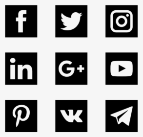 Social Media Logo Png - Transparent Background Social Media Logos, Png Download, Transparent PNG