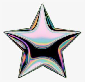 Holo Holographic Star Iridescent Pastel Purple Space - Holographic Star, HD Png Download, Transparent PNG