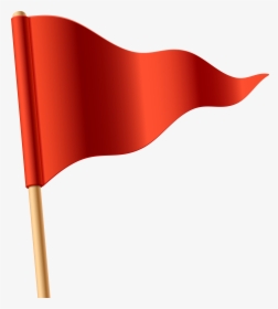red triangle flag icon