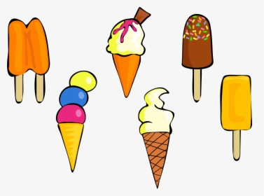 Variety Of Ice Cream Clip Arts - Ice Cream Variety Clipart, HD Png Download, Transparent PNG