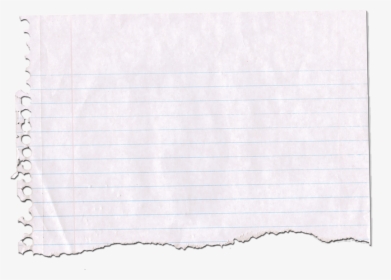 Torn Notebook Paper Png - Paper, Transparent Png, Transparent PNG