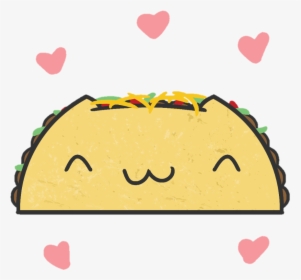 Mexican Cuisine Drawing - Cute Taco Drawings Easy, HD Png Download, Transparent PNG