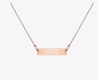 Reklawclothing 18k Rose Gold Chain Necklace, HD Png Download, Transparent PNG
