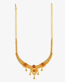 Chandra Jewellers 22kt Yellow Gold Necklace For Women - Necklace, HD Png Download, Transparent PNG
