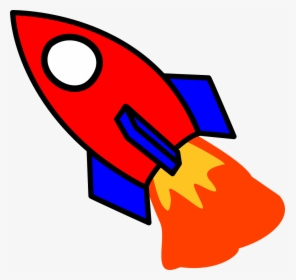 Red And Blue Rocket Svg Clip Arts - Red And Blue Rocket, HD Png Download, Transparent PNG