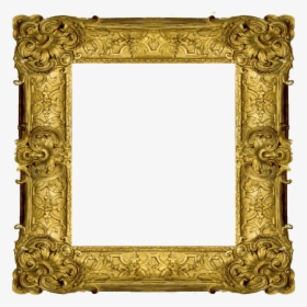 Square Gold Frame Png Jpg Free - Fried Rice Wii Sports, Transparent Png, Transparent PNG