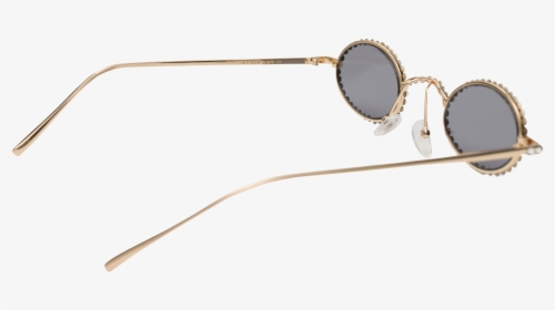 Crystal Gold Frame Sunglasses, HD Png Download, Transparent PNG