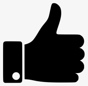 Like Png - Thumbs Up Silhouette Png, Transparent Png, Transparent PNG