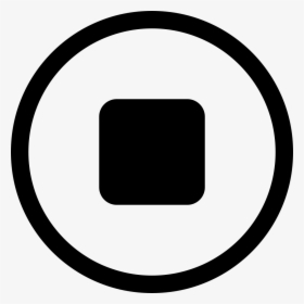 Stop Button - Circle, HD Png Download, Transparent PNG